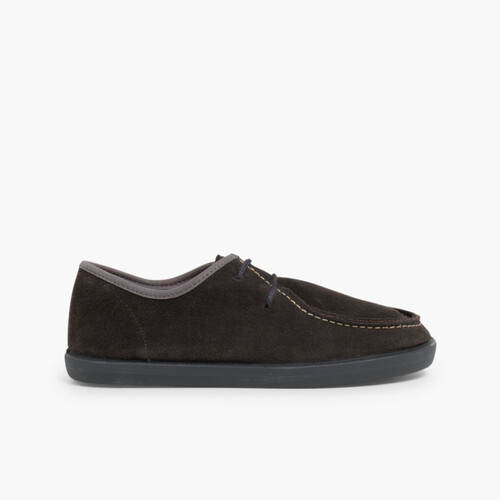 Scarpe da barca Scamosciate Bambini e Adulti Grigio