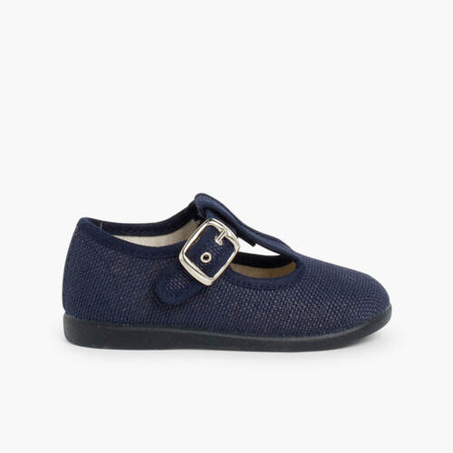 Scarpe occhio di bue con fibbia Blu