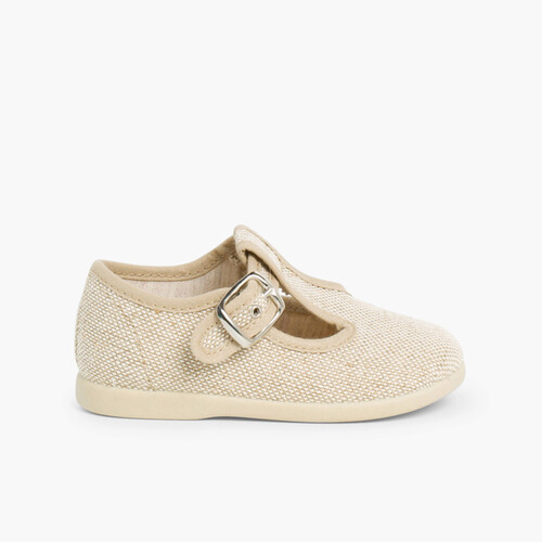 Scarpe occhio di bue con fibbia Lino