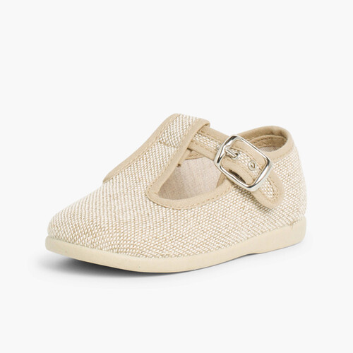 Scarpe occhio di bue con fibbia Lino