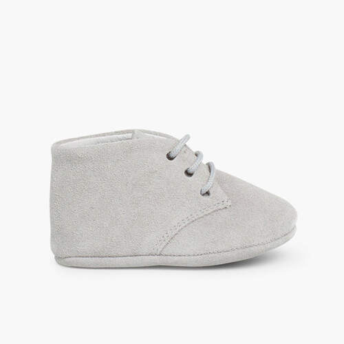 Polacchino per bambini Stivali Safari Lacci Grigio