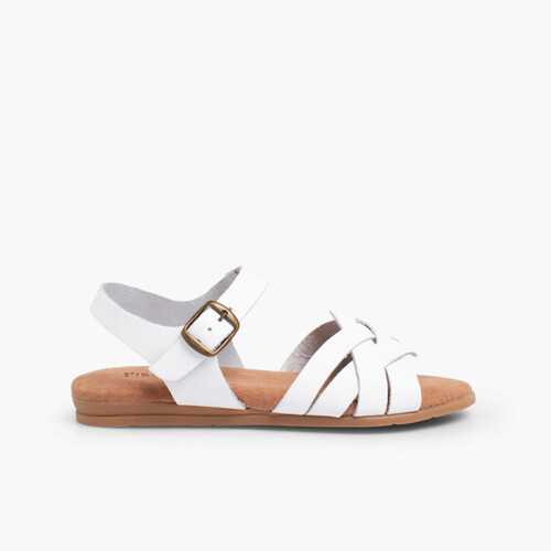 Sandali Soletta con Gel Bianco