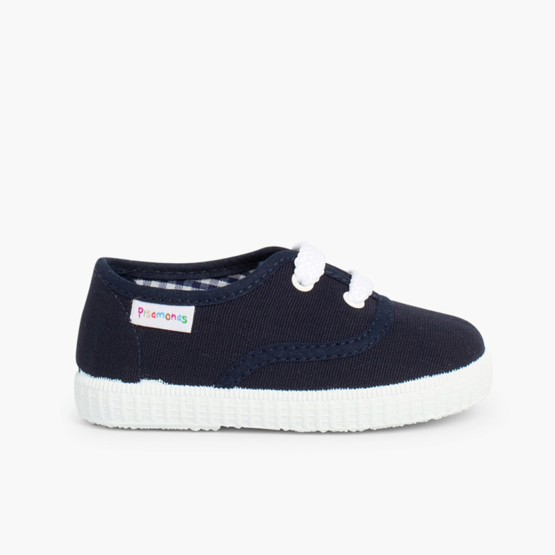 Scarpe Bambini tipo Sneakers con lacci Blu