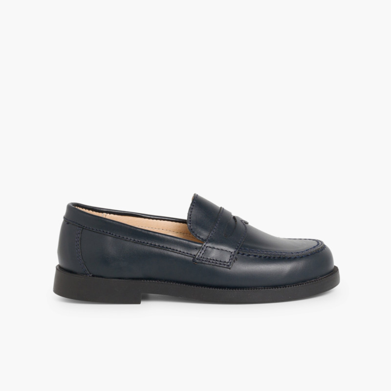 Scarpe Back to School Bambino Mocassini  Blu