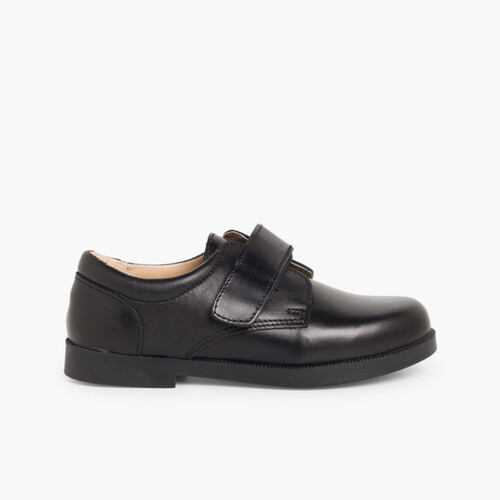 Scarpe Back to School Bambino chiusura a strappo Nero