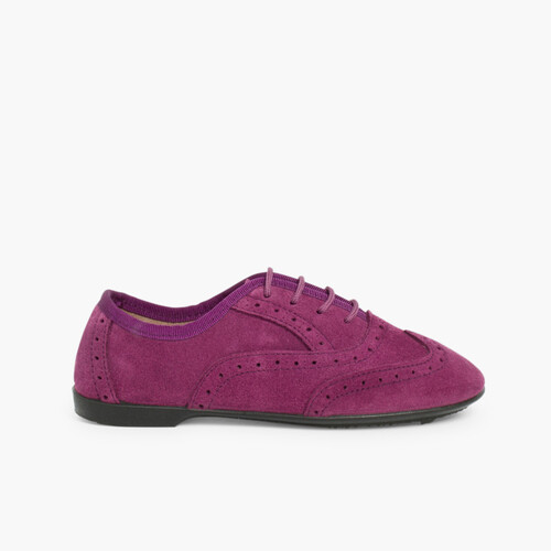 Scarpe Oxford per Bambina e Donna Viola