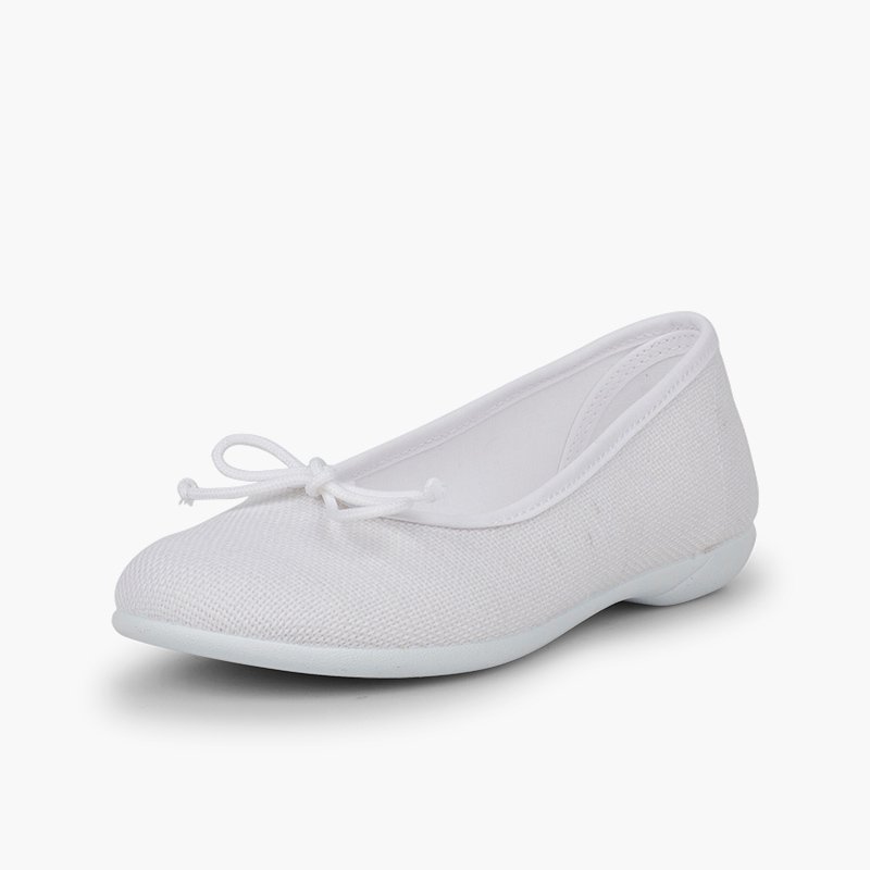 Ballerine Bambina Lino Scarpe Cerimonia Pisamonas