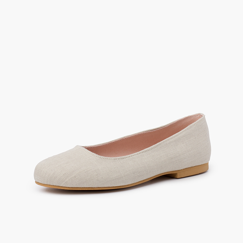 Ballerine Lino Calzature Cerimonia Ragazza