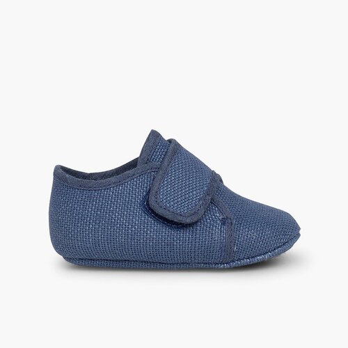 Scarpine Blucher Neonato chiusura a strappo  Azzurro