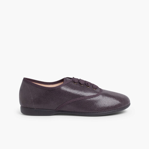  Blucher bambina e donna effetto serpente Grigio