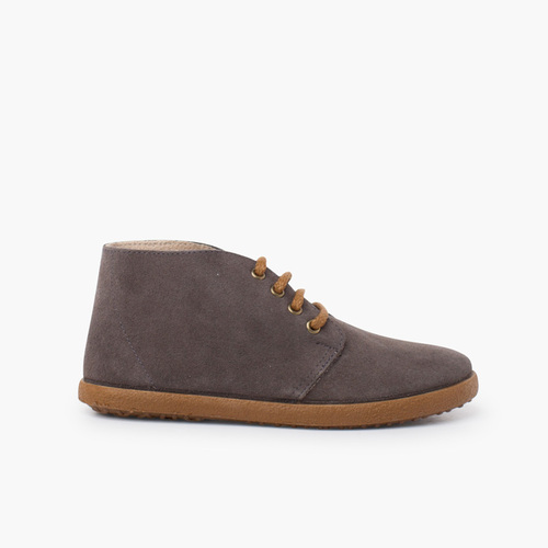 Stivaletto stile safari a contrasto Grigio