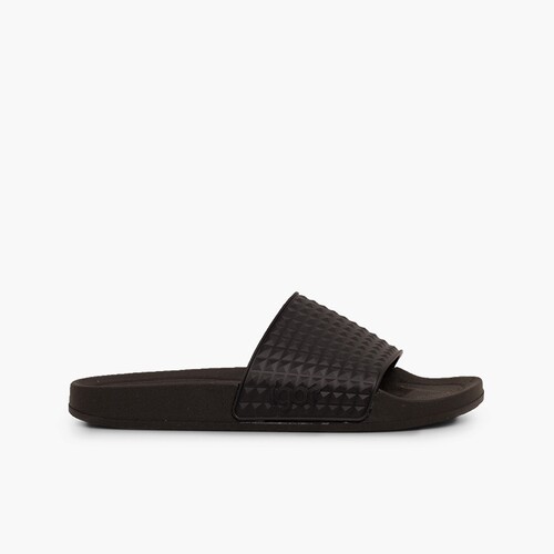 Ciabatte Igor fascia ampia modello Beach Nero