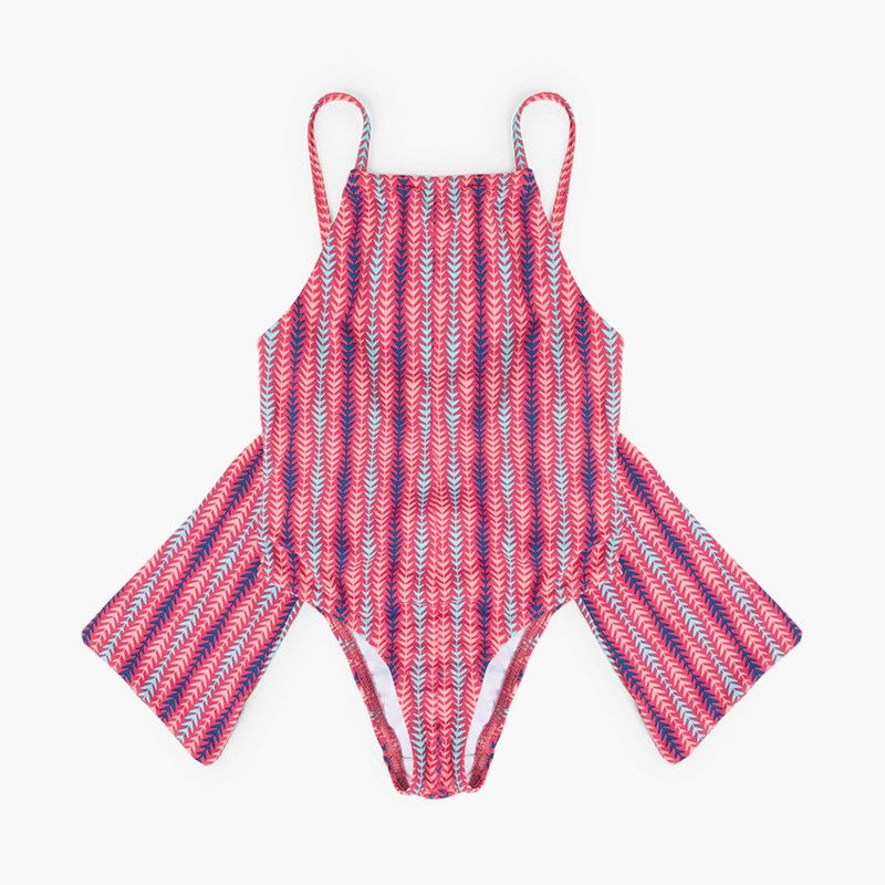 Costume intero per bambina in licra