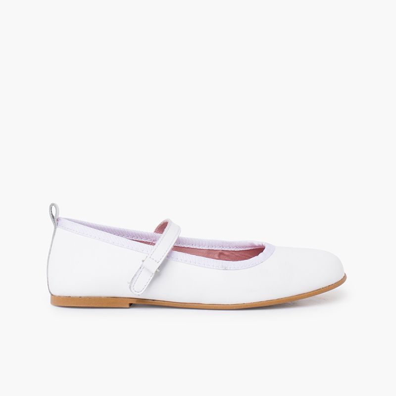 Scarpe da cerimonia per bambina con sottile cinturino a strappo