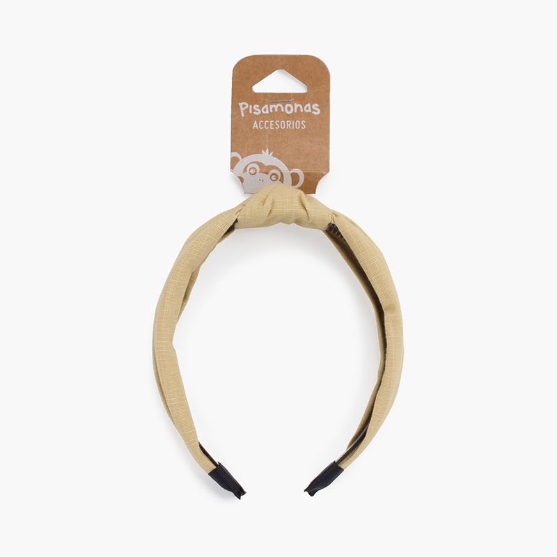 Ampia fascia con nodo di lino