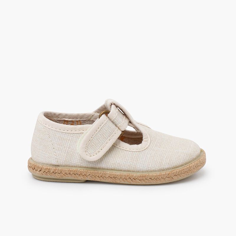 Scarpe occhio di bue cotone ecologico suola in juta