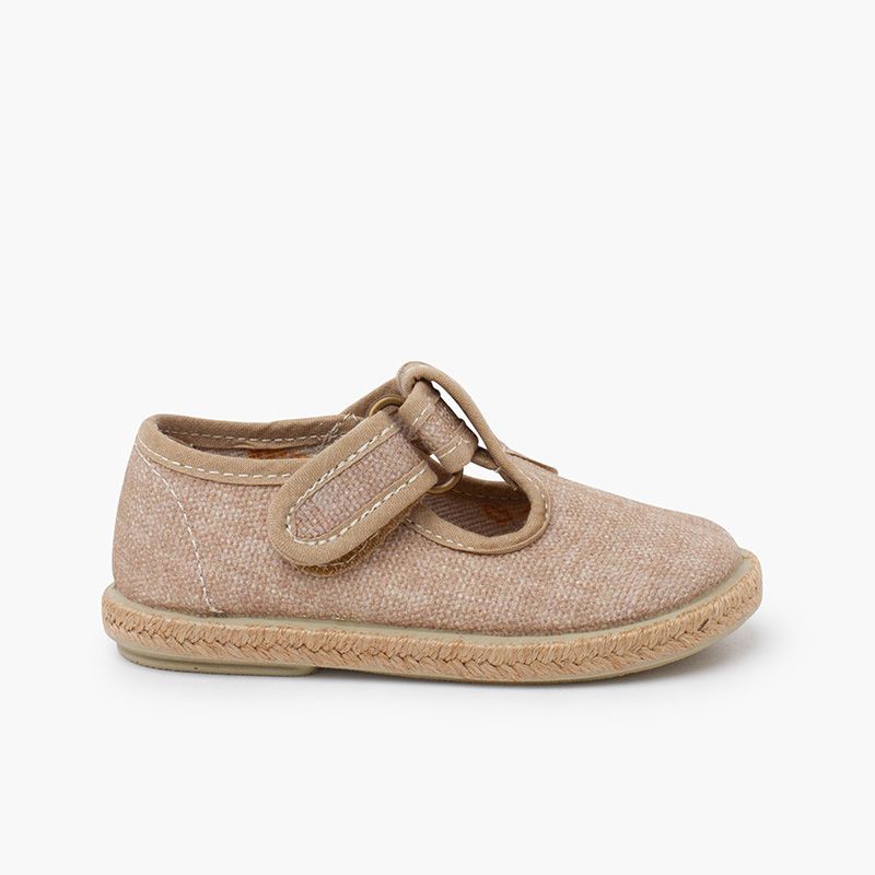 Scarpe occhio di bue cotone ecologico suola in juta