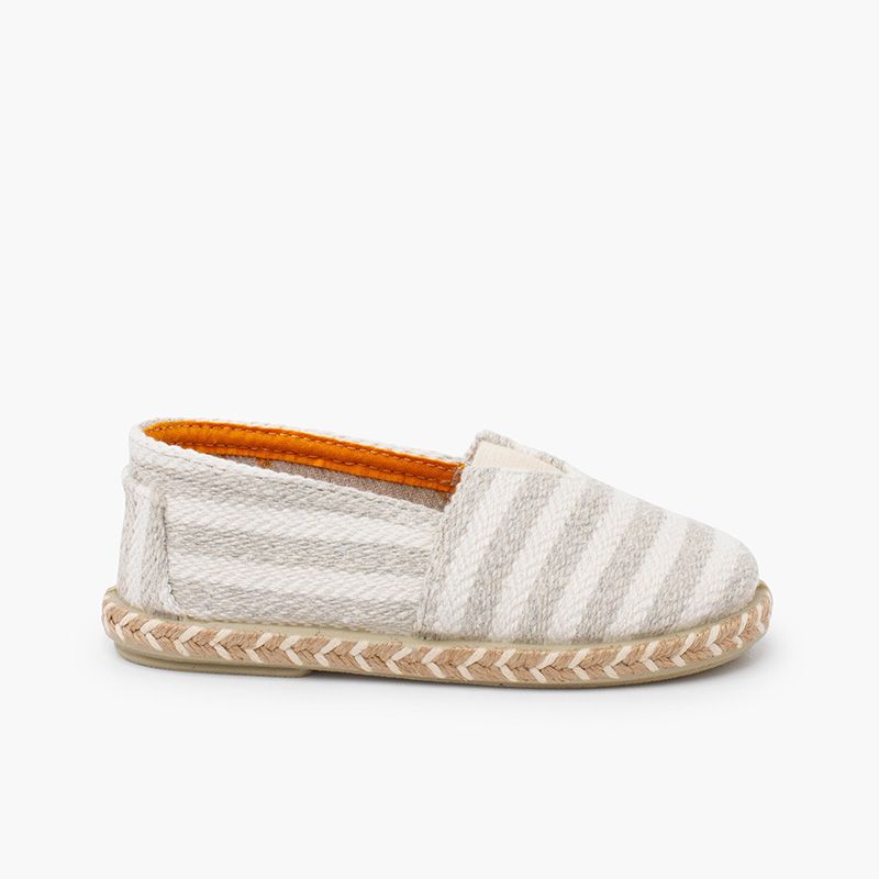Espadrillas righe tipo camping con elastico 