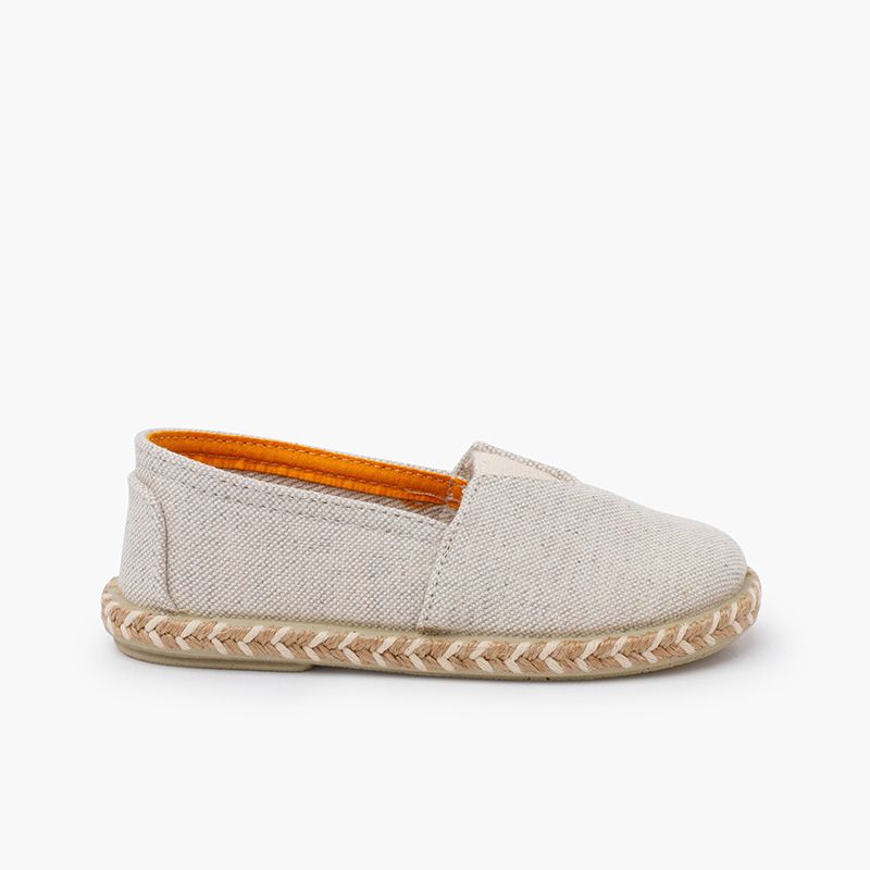 Espadrillas elastico centrale iuta bicolor 
