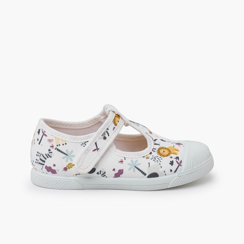 Scarpe occhio di bue chiusura a strappo punta gomma