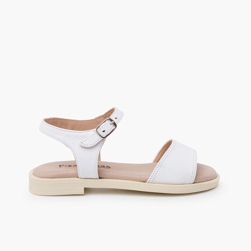 Sandali pelle tomaia scollata