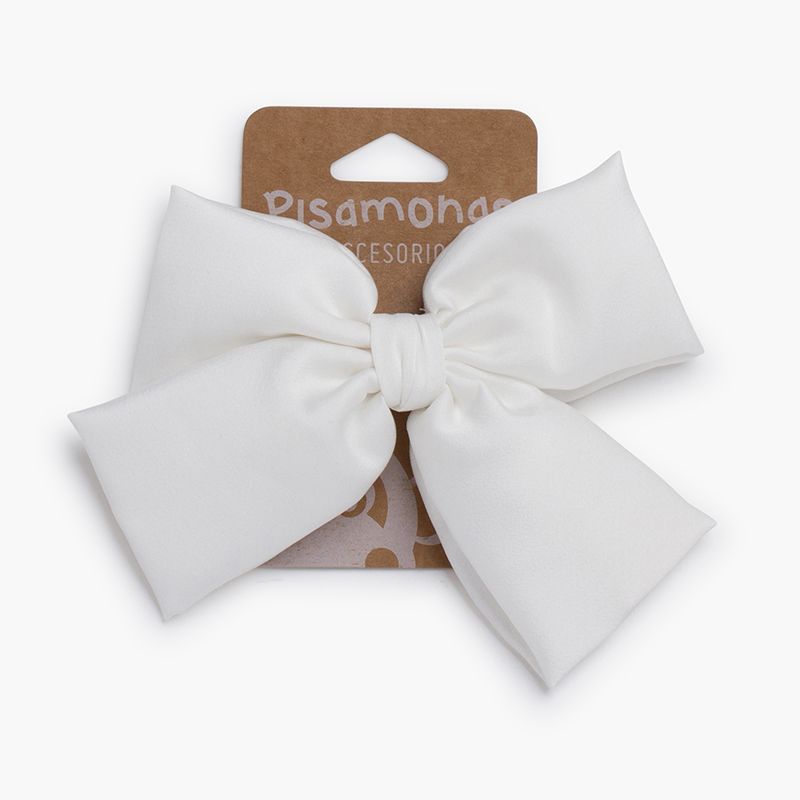 Fermaglio con fiocco in raso