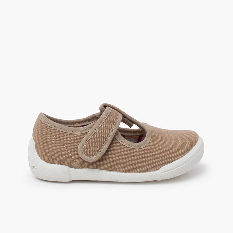 Scarpe occhio di bue barefoot chiusura a strappo suola bianca