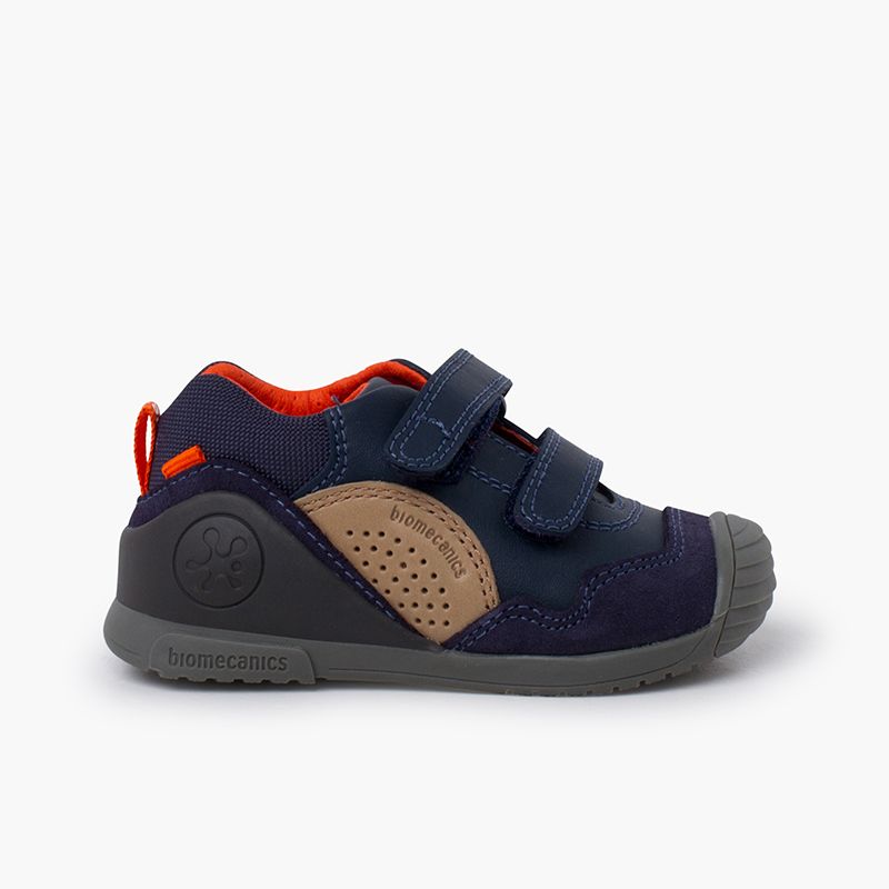 Sneakers Biomecanics pelle e camoscio