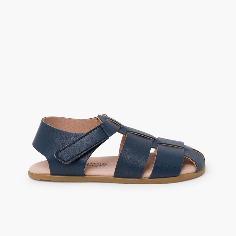Sandali barefoot fasce pelle