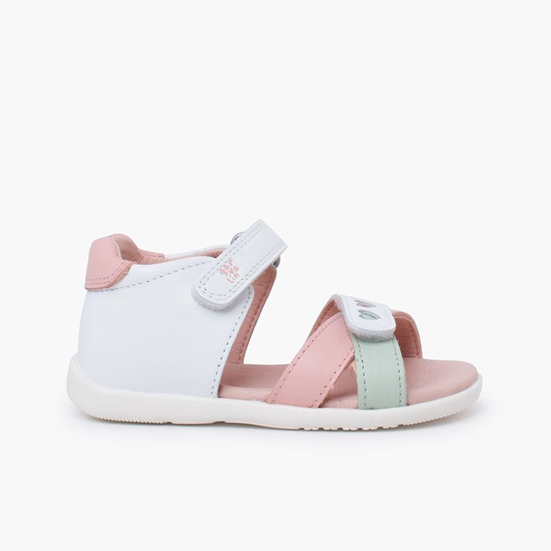 Sandali bambina Garvalín Primi Passi Cuori