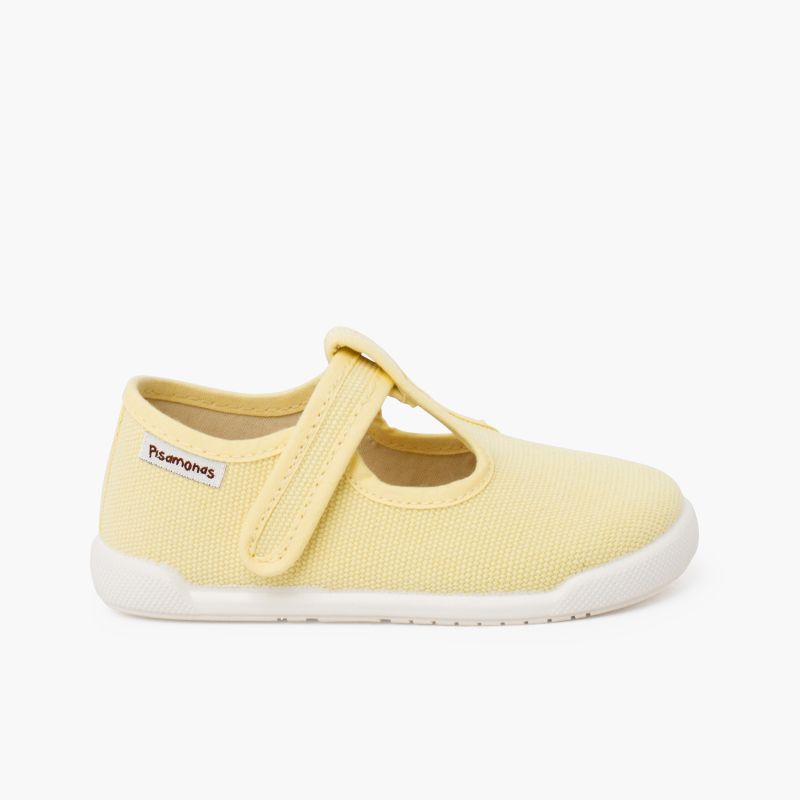 Scarpe occhio di bue barefoot tela canvas chiusura a strappo
