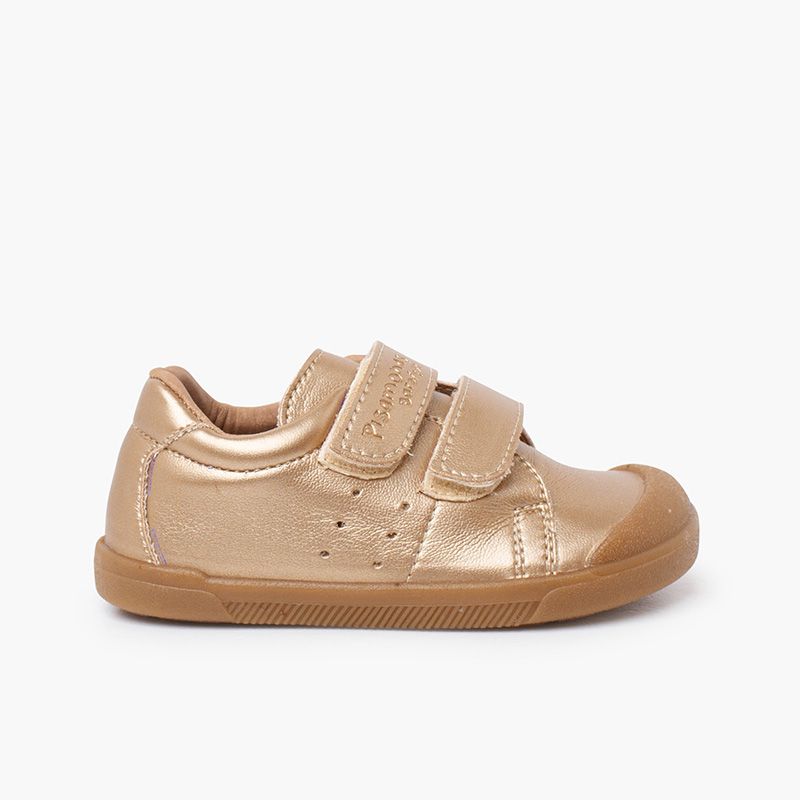 Sneakers morbide barefoot pelle vegana metallizzate