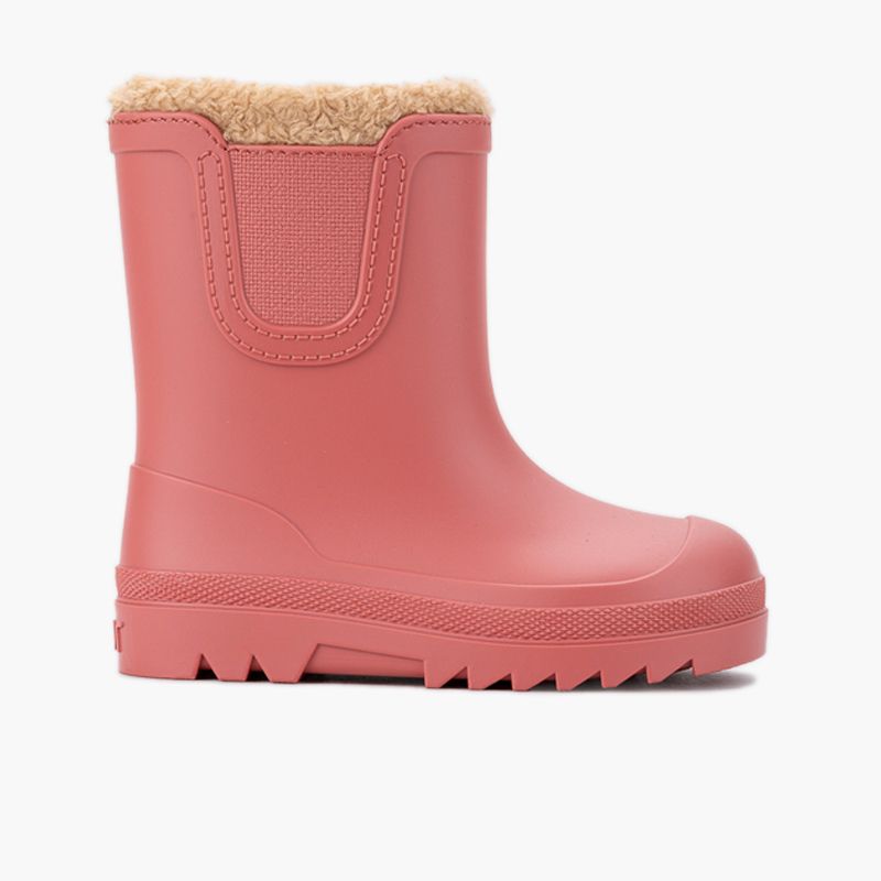 Stivali pioggia barefoot wide chelsea fodera tipo montone