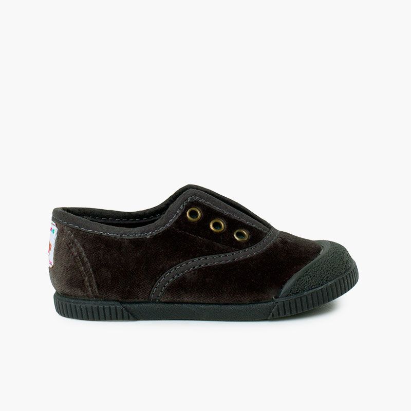 Scarpe sportive velluto barefoot senza lacci