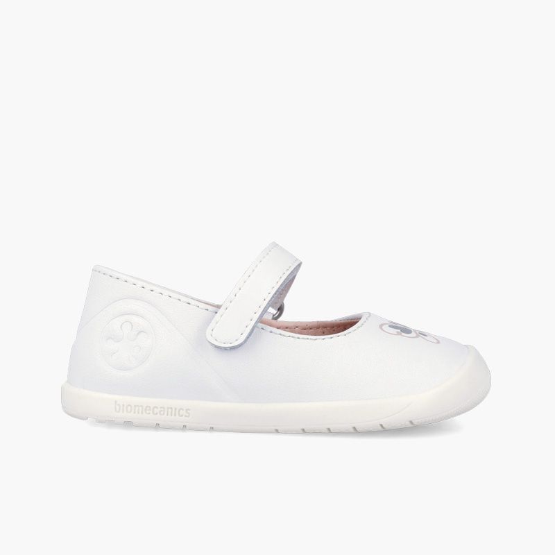 Ballerine con cinturino barefoot pelle farfalla