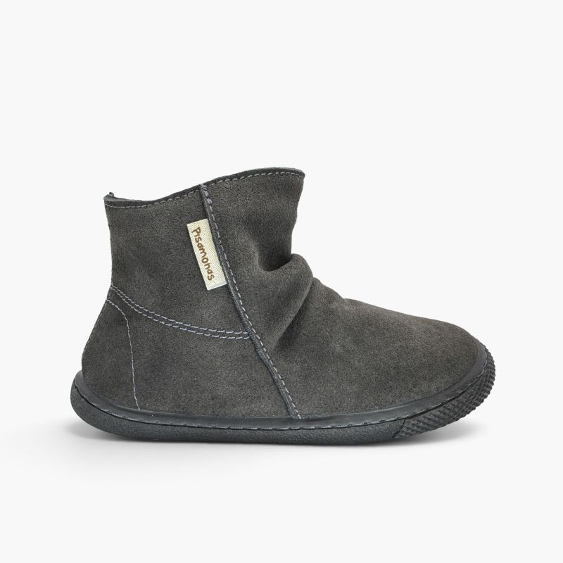 Stivali barefoot effetto stropicciato
