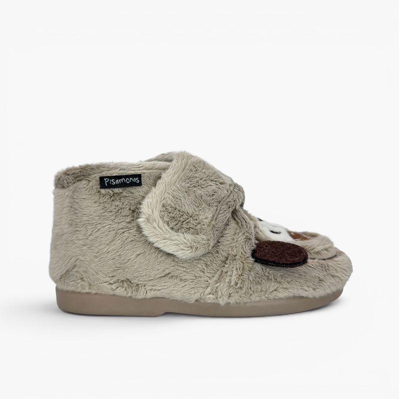 Pantofole a stivaletto cagnolino bambini