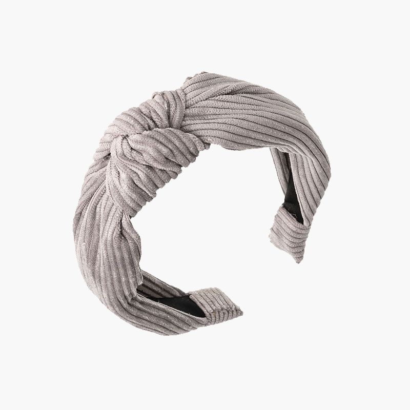 Fascia per capelli in velluto a coste