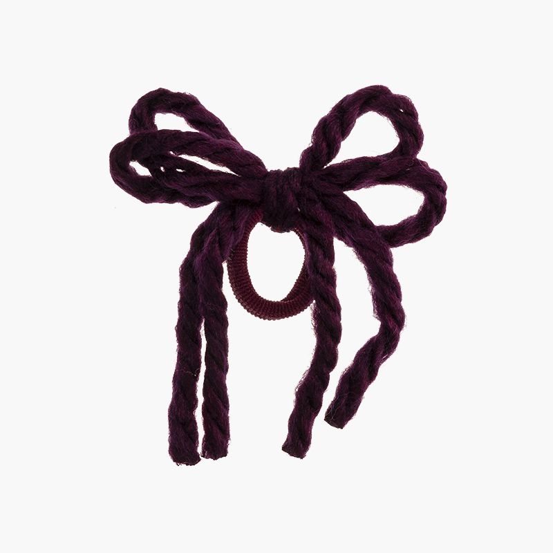 Scrunchie bambina in pizzo di lana