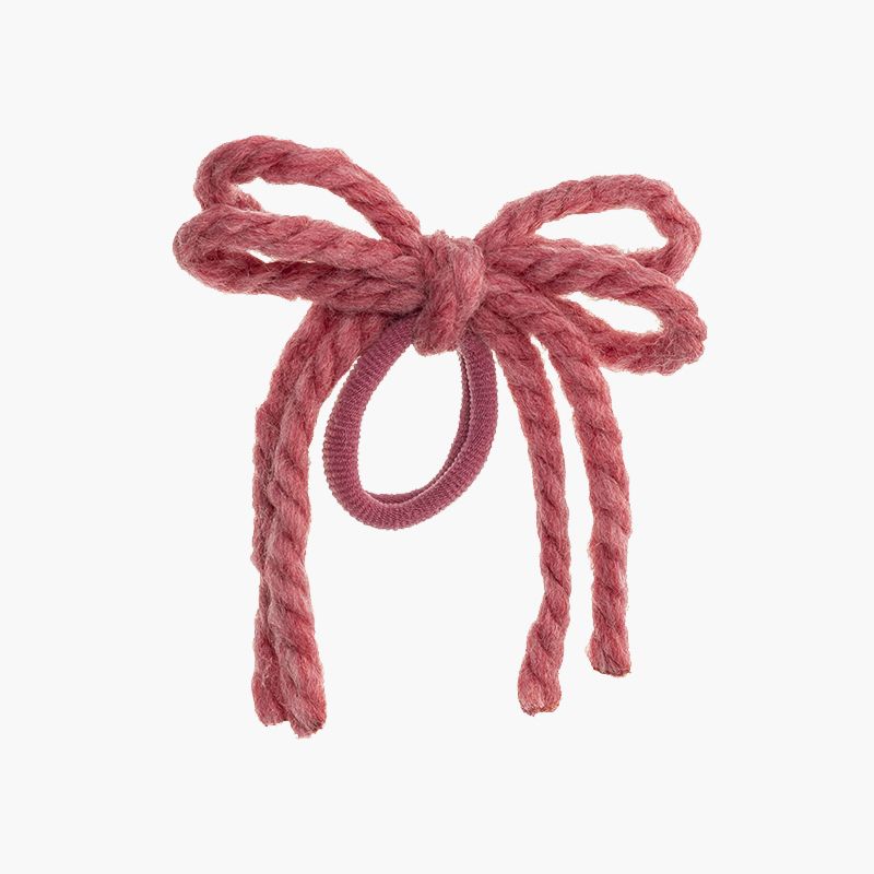 Scrunchie bambina in pizzo di lana