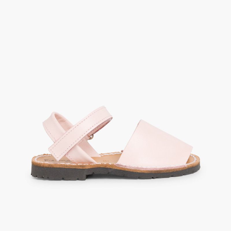 Sandali Minorchine Bambini  Avarcas nappa chiusura a strappo