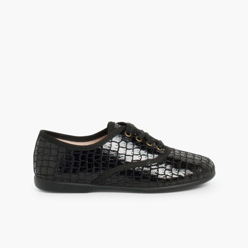 Scarpe Blucher Donna e Bambina stampa Cocco