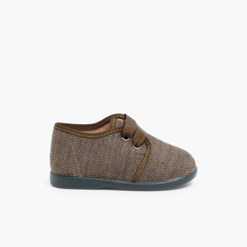 Scarpe di Tessuto Tipo Blucher Bambino
