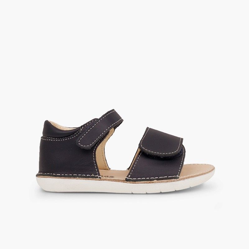 Sandali primi passi doppio chiusura a strappo