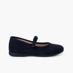 Scarpe Bambina chiusura a strappo Blu