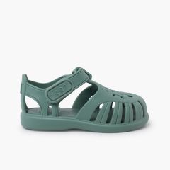 Sandali ragnetti con chiusura a strappo Tobby Solid Saggio