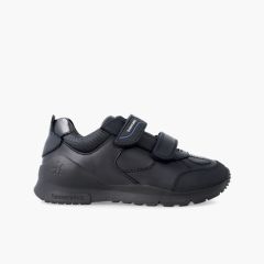 Scarpe sportive scuola Biomecanics con doppia chiusura a strappo Blu