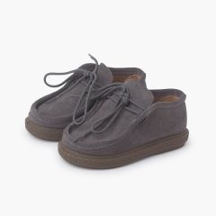 Scarpe tipo Blucher Primi passi Grigio