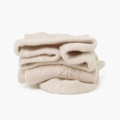 Collant in cotone caldo all'uncinetto laterale Lino