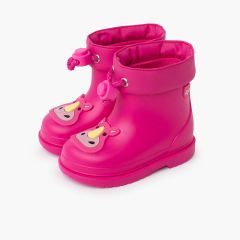 Stivali da pioggia per bambini Rhinoceros  Fucsia